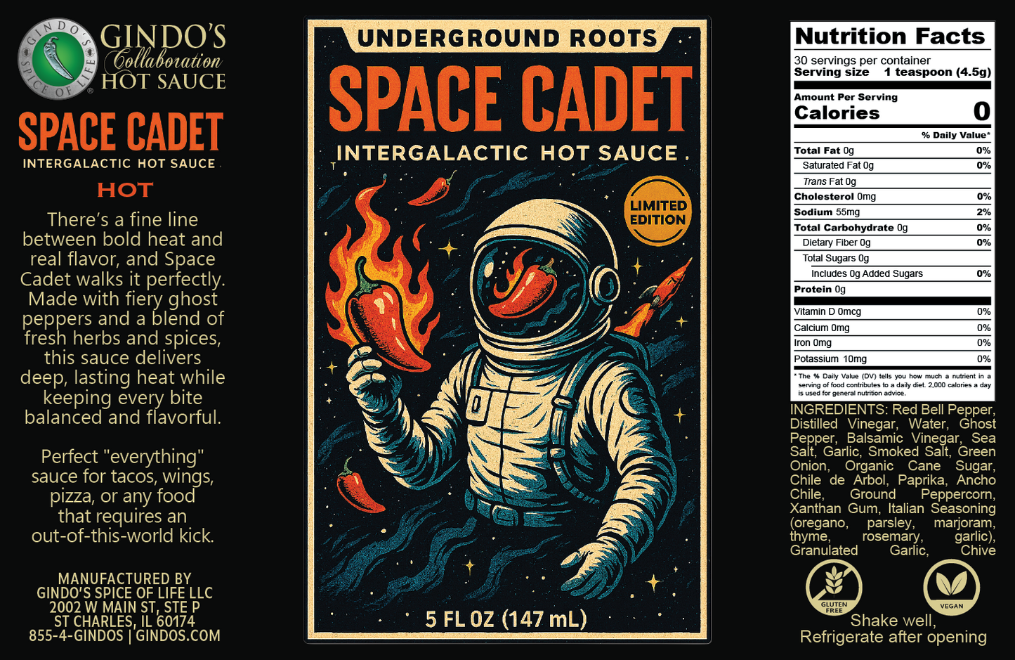 Space Cadet Intergalactic Hot Sauce
