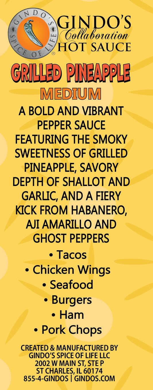 Grilled Pineapple Hot Sauce