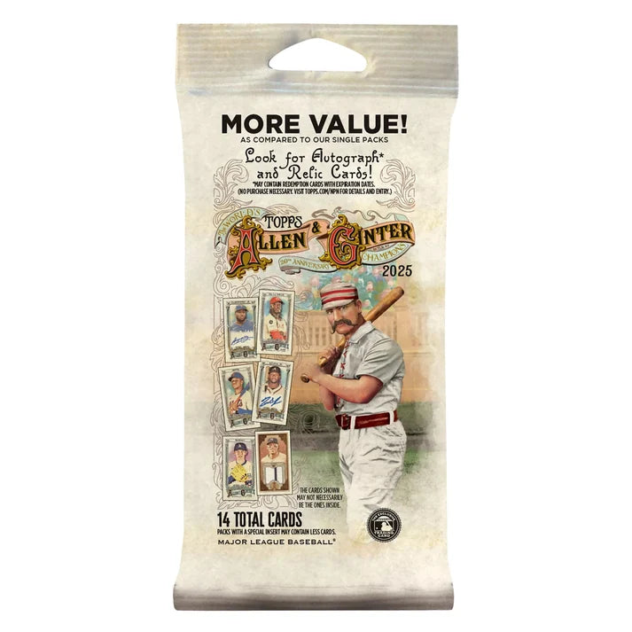 2025 Topps Allen & Ginter Baseball – Fat Pack (Sealed)