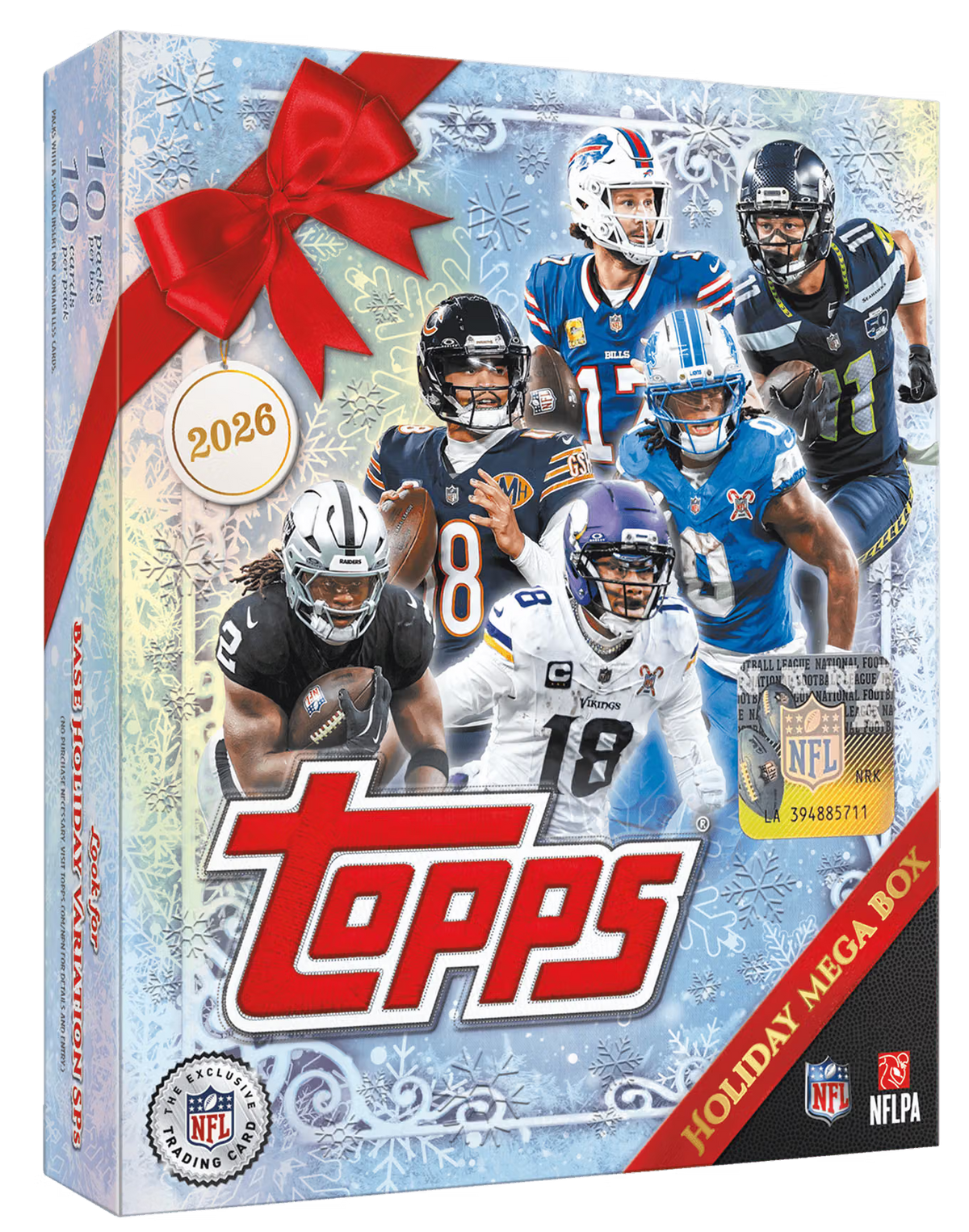 2026 Topps Holiday Football - Mega Box (Factory Sealed)
