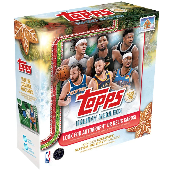 2025/26 Topps Basketball Holiday Mega Box (Factory Sealed)