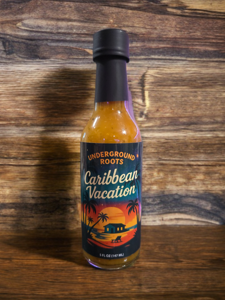 Caribbean Vacation Tropical Hot Sauce