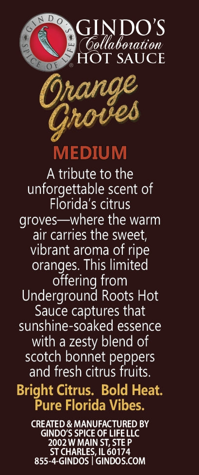 Orange Groves Citrus Hot Sauce