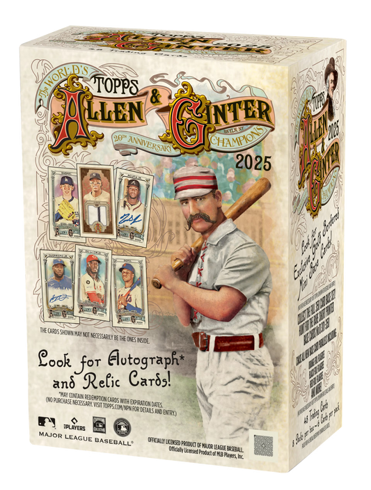 2025 Topps Allen & Ginter Baseball – Value Box (Factory Sealed)