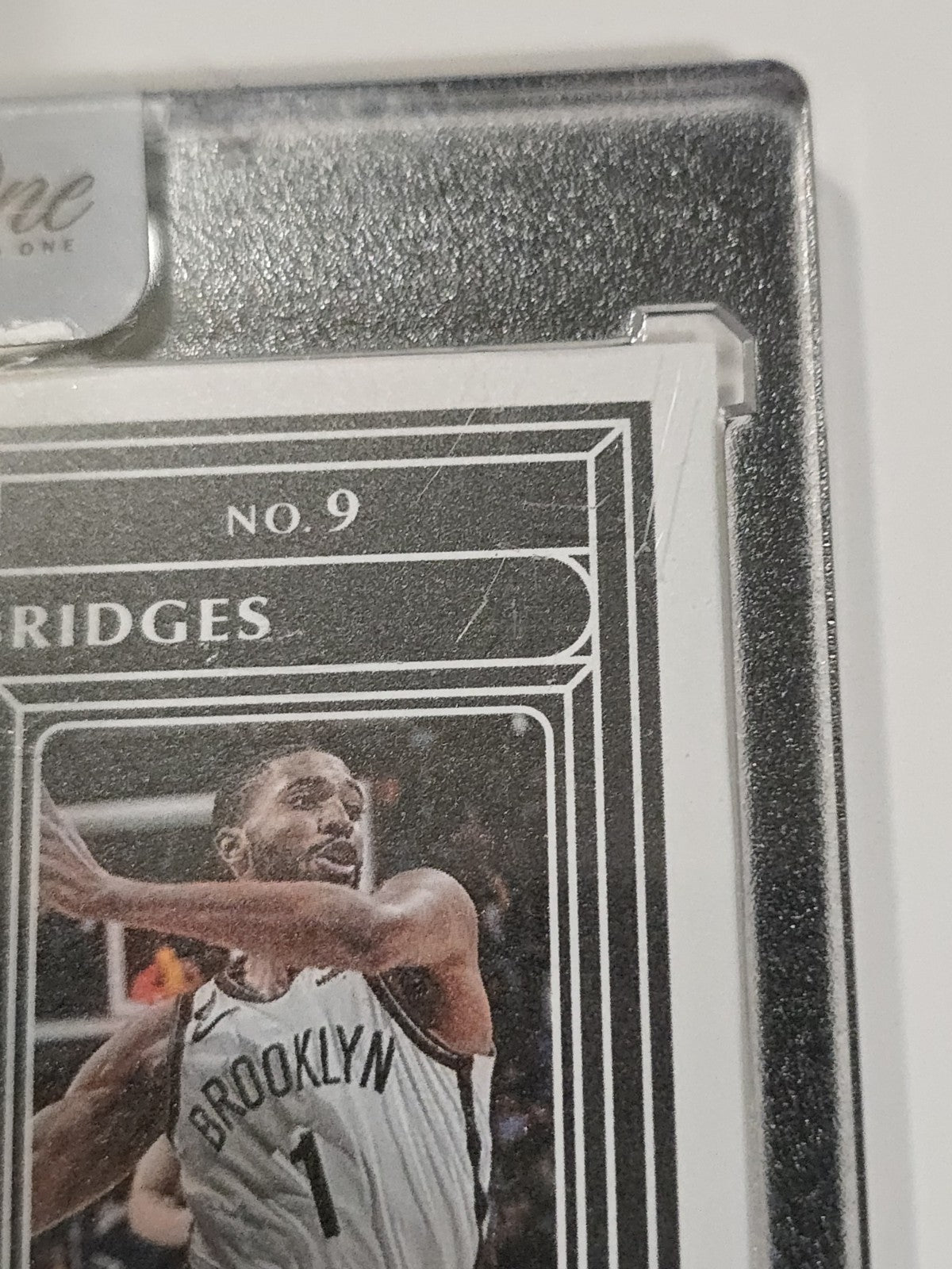 2022-23 Panini One and One Mikal Bridges #9 FOTL Pink – 3/6.