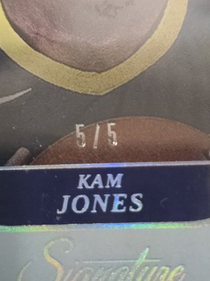 2025-26 Panini Signature Series Kam Jones RC 5/5 Indiana Pacers Rookie Card