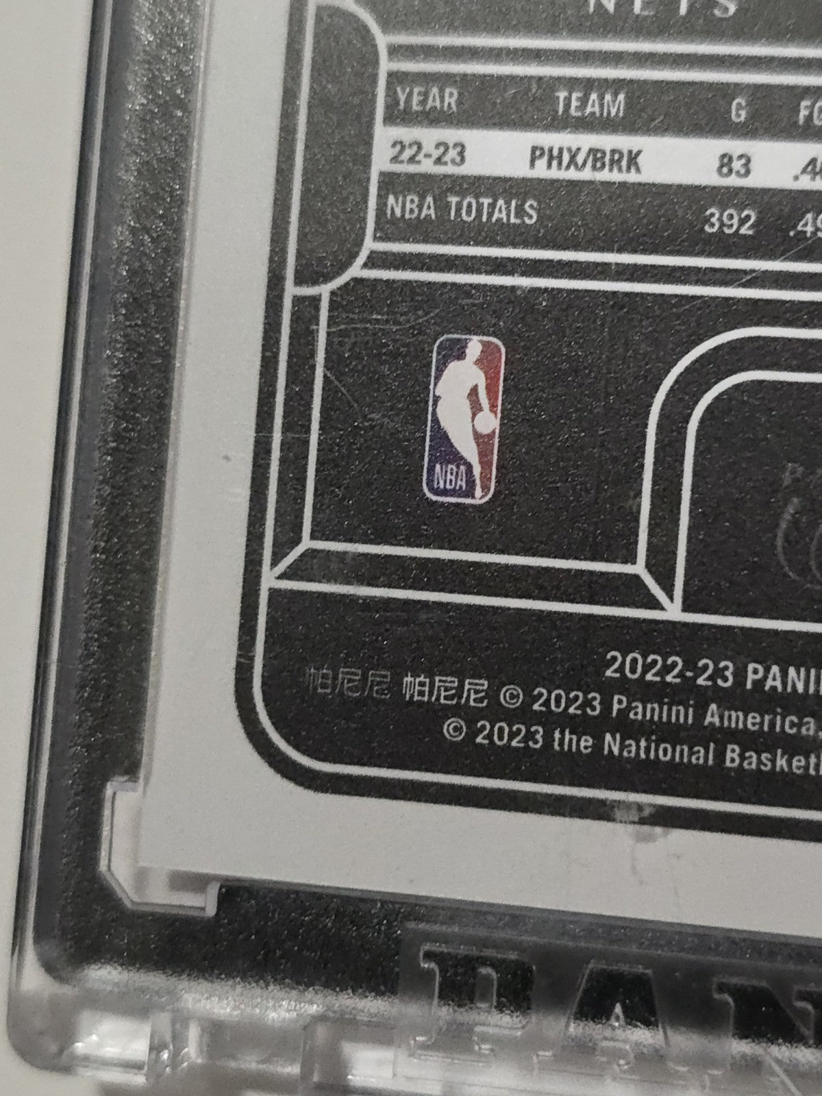 2022-23 Panini One and One Mikal Bridges #9 FOTL Pink – 3/6.