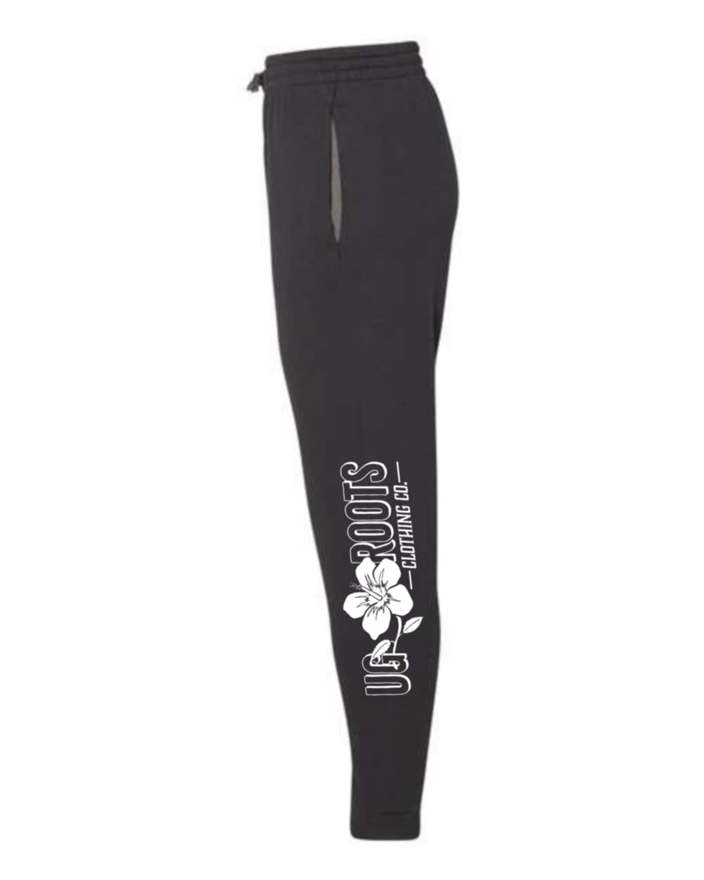 UG Roots Hibiscus Joggers - Black (size S only)