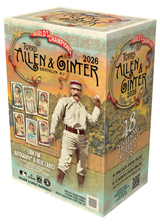 2026 Topps Allen & Ginter Baseball – Value Box (Factory Sealed) [PRE-ORDER]