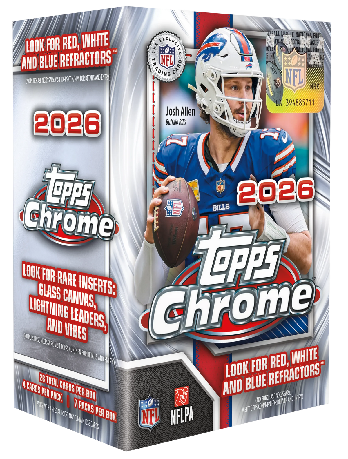 2026 Topps Chrome® Football - Value Box (Factory Sealed) [PRE-ORDER]