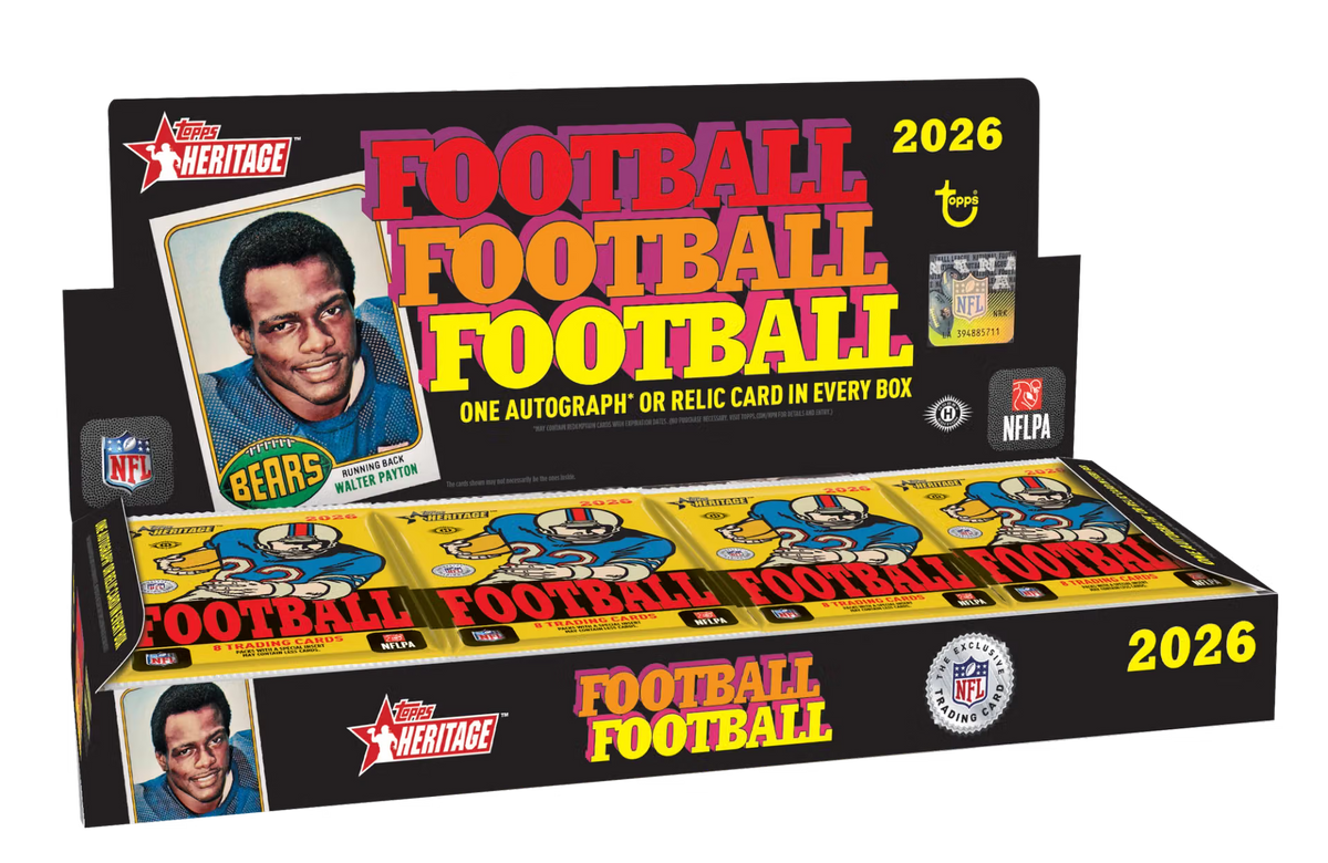 2026 Topps Heritage Football - Hobby Box (Factory Sealed) [PRE-ORDER]