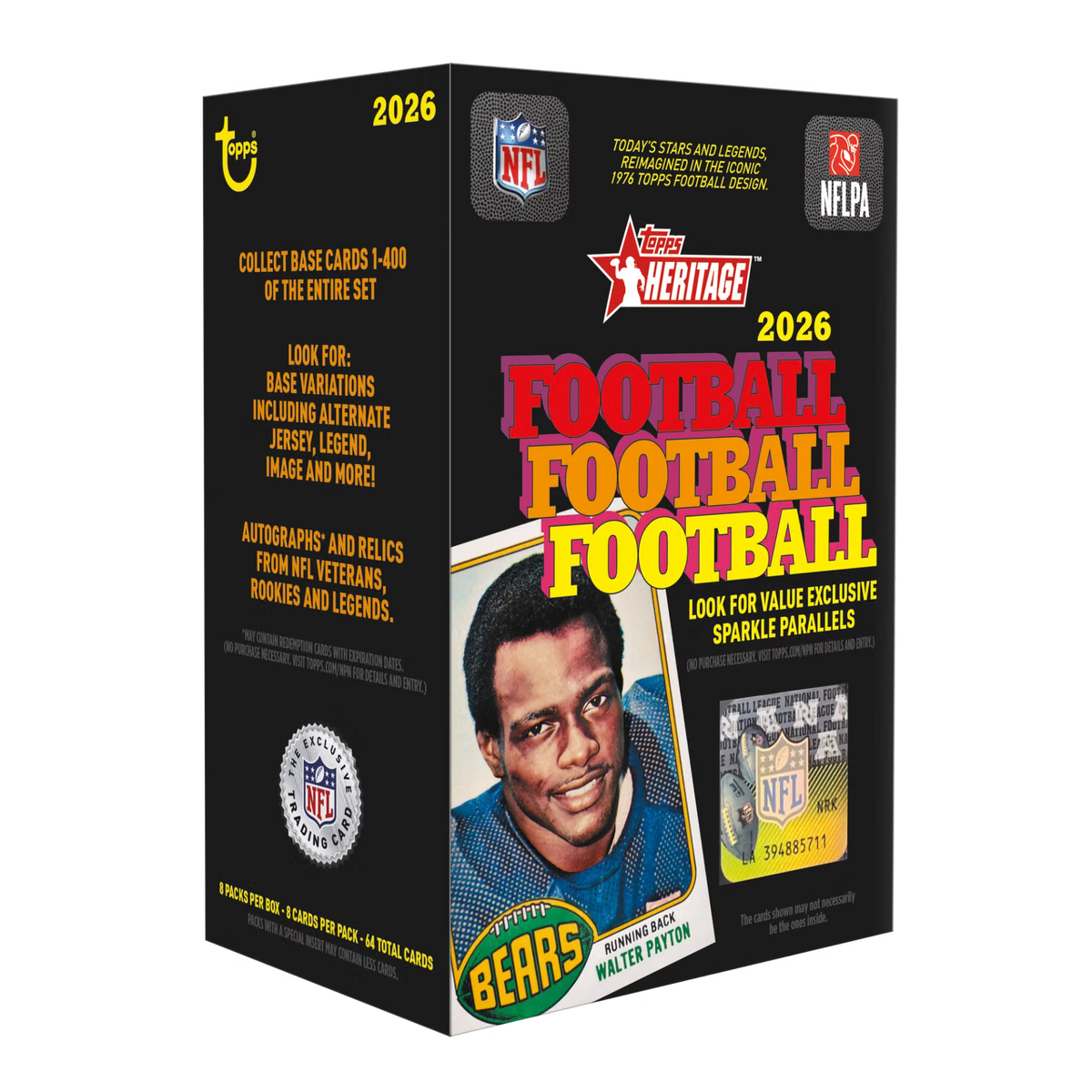 2026 Topps Heritage Football - Value Box (Factory Sealed) [PRE-ORDER]