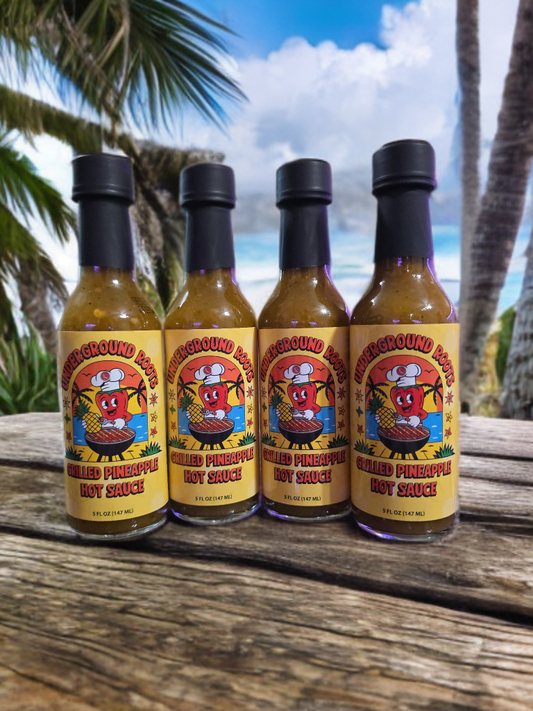 Grilled Pineapple Hot Sauce [4-PACK]