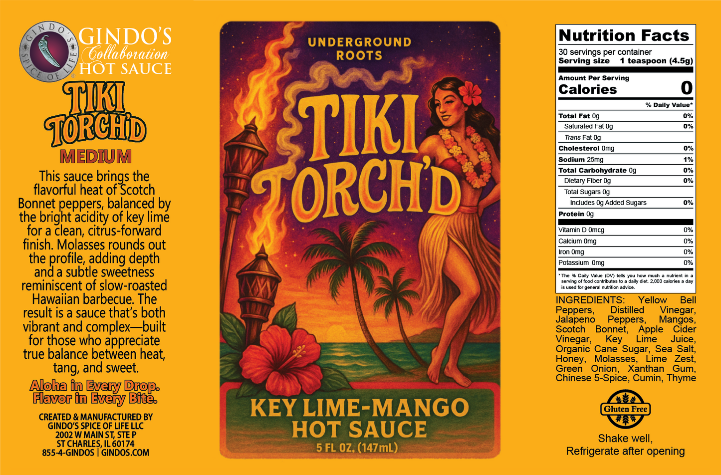 "Taste of the Tropics" Seasonal Hot Sauce Variety Pack [4-PACK]