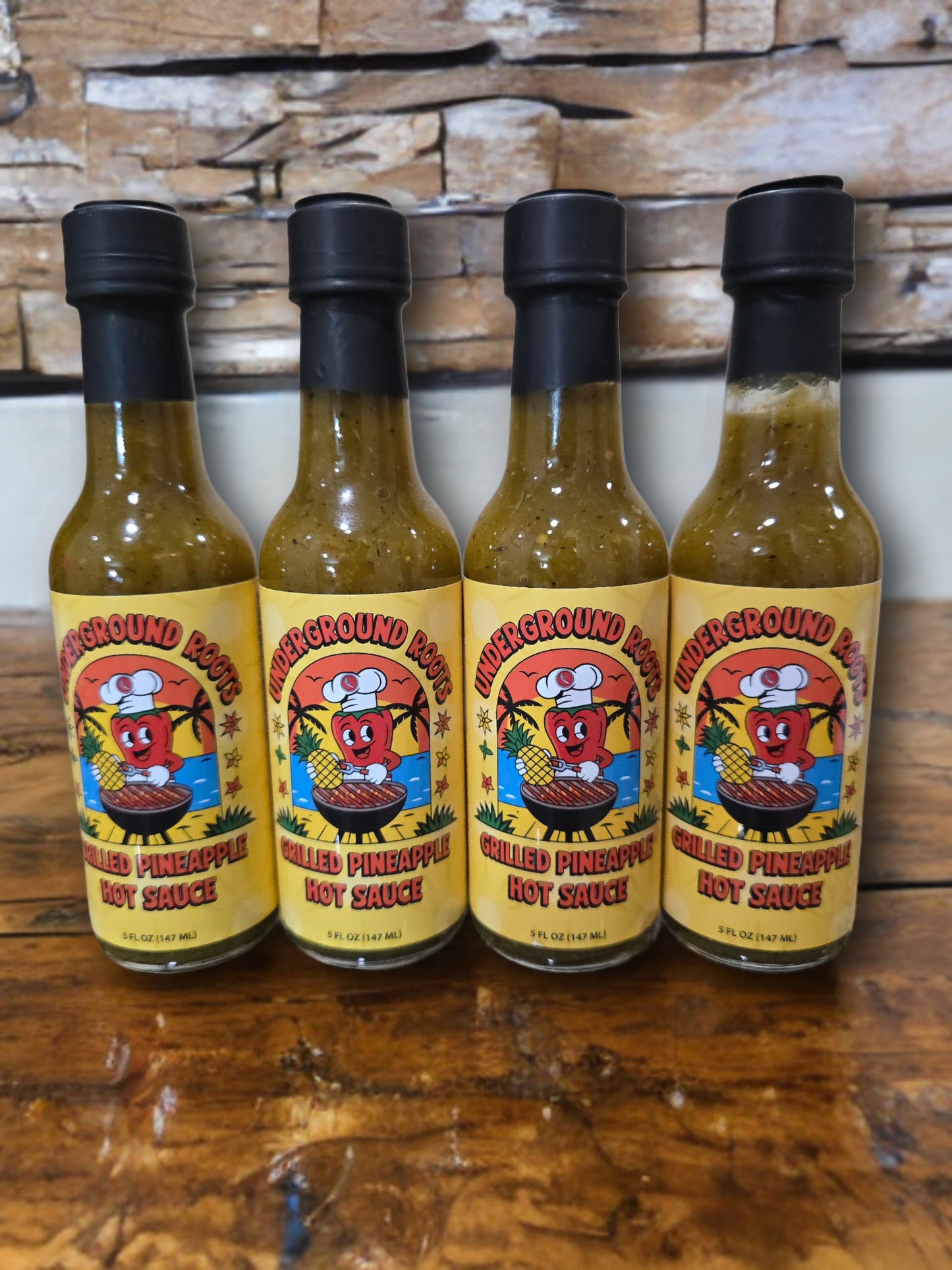 Grilled Pineapple Hot Sauce - 4 pack (SHIPS FREE!)