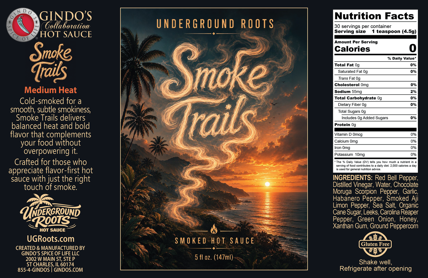 Smoke Trails Smoked Hot Sauce
