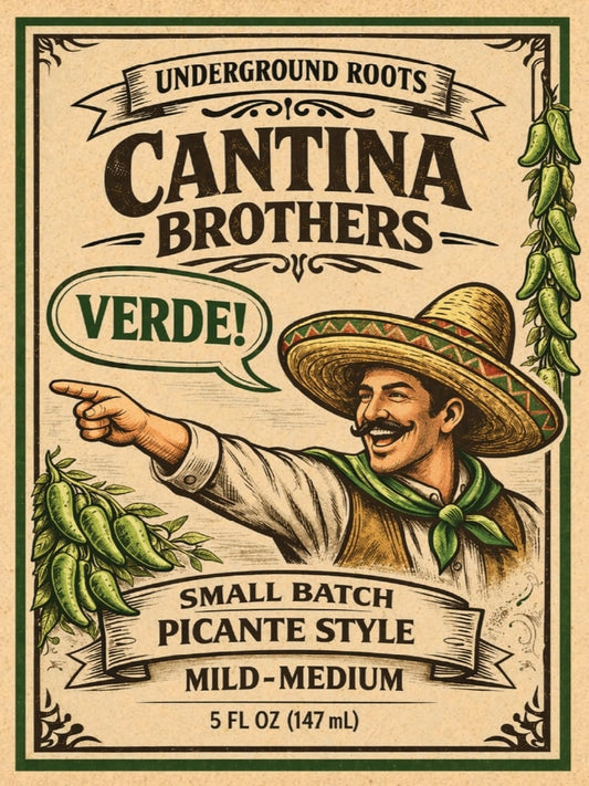 Cantina Brothers Verde! Hot Sauce
