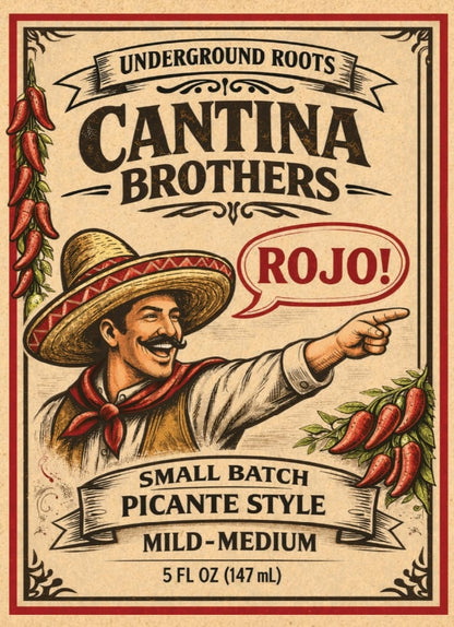 Cantina Brothers Rojo! Hot Sauce