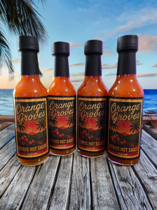 Orange Groves Citrus Hot Sauce [4-PACK]