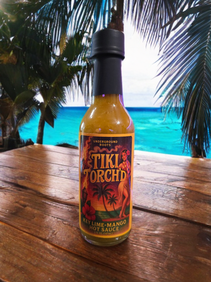 Tiki Torch'd Key Lime-Mango Hot Sauce