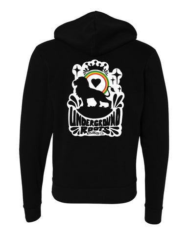 ** ONLY SIZE L LEFT ** Lion Silhouette Lightweight Hoodie