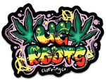 Pot Leaf Graffiti Sticker