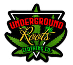 UG Roots Pot Leaf Sticker