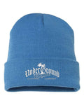 OG UG Logo Beanie cuffed - Carolina Blue