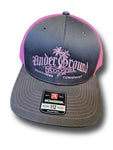 OG Logo Trucker Hat - Charcoal/Neon Pink