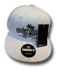 OG Logo Flat-Bill Trucker Hat - Heather Gray