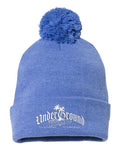 OG Logo Beanie cuffed w/pom - Heather Royal