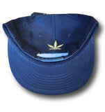 Cannabis Leaf Snapback Hat - Gold