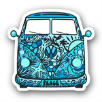 VW Bus Turtle Remix #2 SEVEN Magnet Set