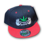 Cannabis Snapback Hat - Rolling