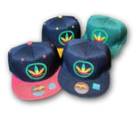 Cannabis Leaf Snapback Hat