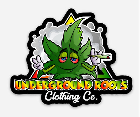Cannabis Mascot Sticker