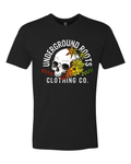 Rasta Skull Unisex T-Shirt - Black